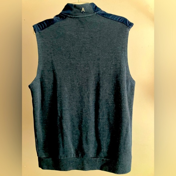 Antigua Men’s West Virginia Mountaineers Pullover Knit Vest, L, Blue/Gold - Picture 3 of 5